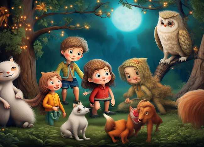 儿童动物童话的画 儿童动物童话的画怎么画