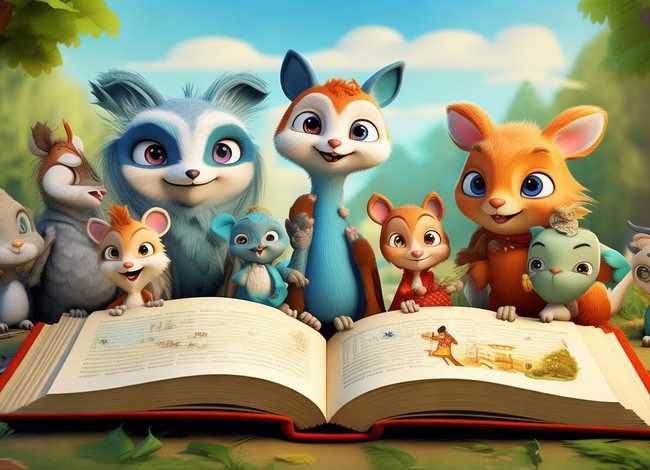 幼儿寓言故事主题画 - 幼儿寓言故事主题画怎么画