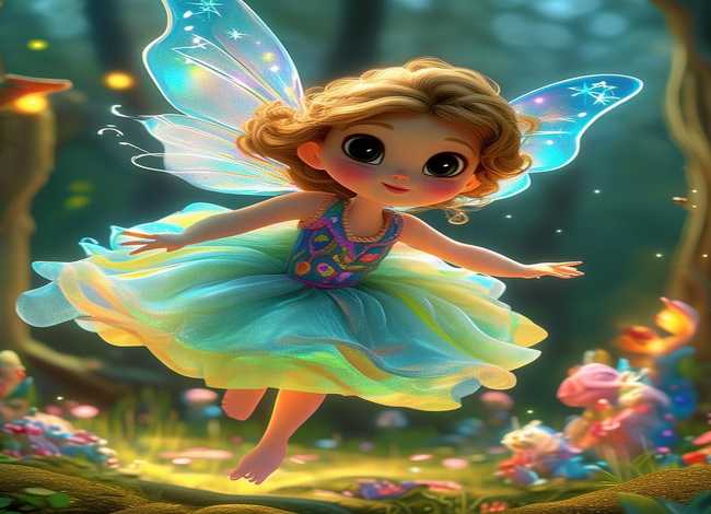 精灵童话故事儿童；儿歌童话精灵