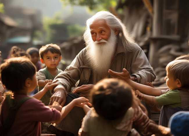 尊老的故事（尊老的故事30字）