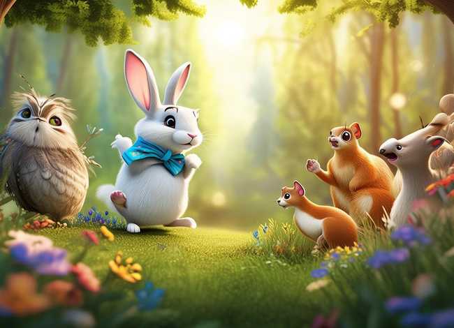 儿童故事小兔子交朋友，幼儿故事小白兔交朋友