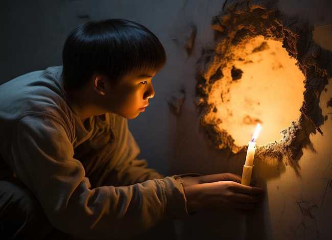 凿壁偷光的故事简洁版 凿壁偷光的故事简洁版内容