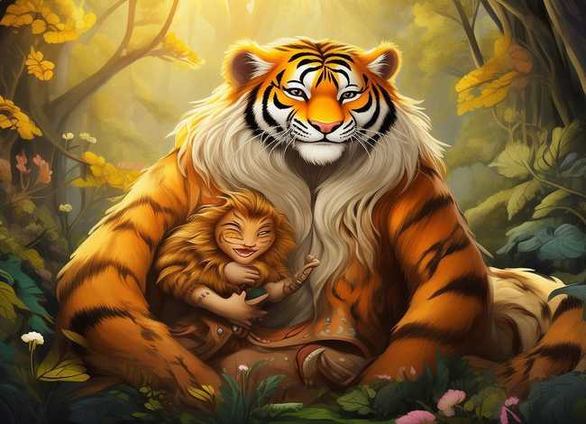 虎姑婆绘本；虎姑婆绘本图片