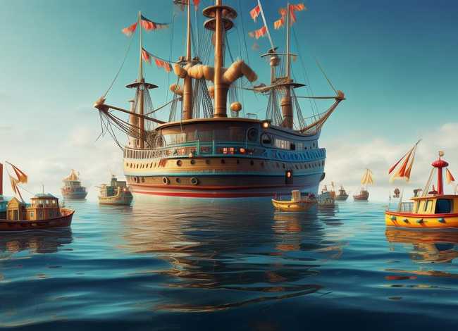 儿童关于大轮船的故事（关于大轮船和小船的故事）