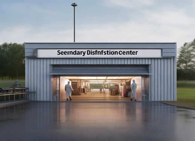 独立的二级洗消中心人员进出流程 - 猪场二级洗消中心