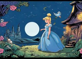 灰姑娘的童话故事漫画 灰姑娘的故事漫画版