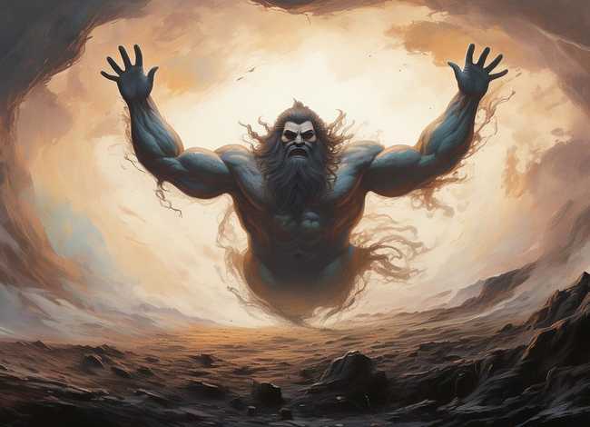 神话故事的画简笔（神话故事的画简笔 盘古开天辟地）