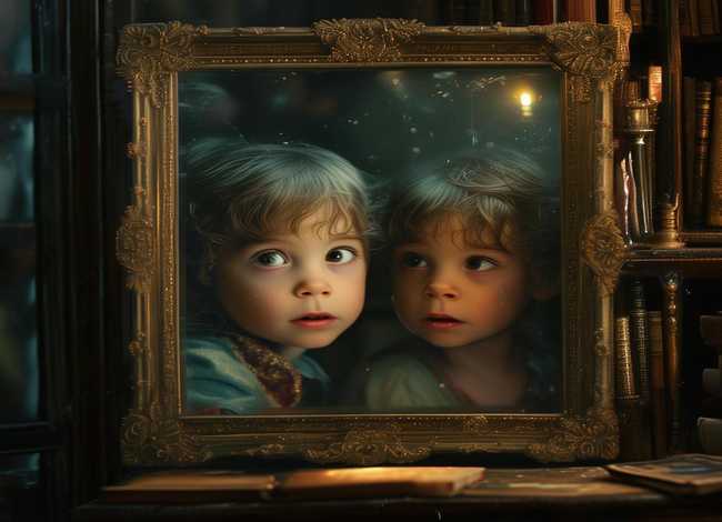 镜子里的小孩的故事、镜子里的小孩的故事内容