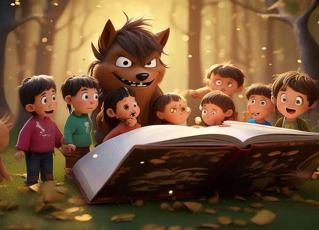 儿童故事大灰狼的故事，大灰狼的故事幼儿故事