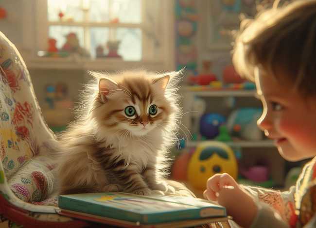 小猫咪故事儿童故事 小猫咪的幼儿故事