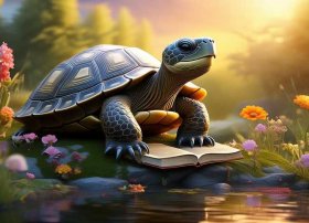 聪明的乌龟讲故事 聪明的乌龟讲故事串词