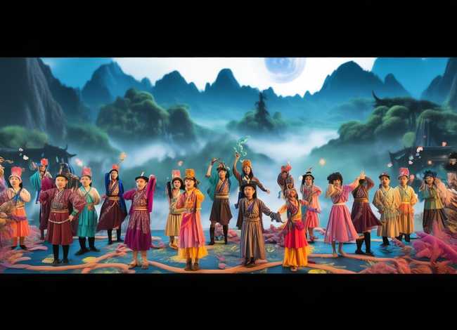 儿童中国神话故事视频表演、中国神话故事视频动