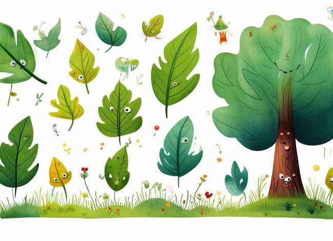树叶幼儿故事,树叶幼儿故事贴画 树叶幼儿故事,树叶幼儿故事贴画