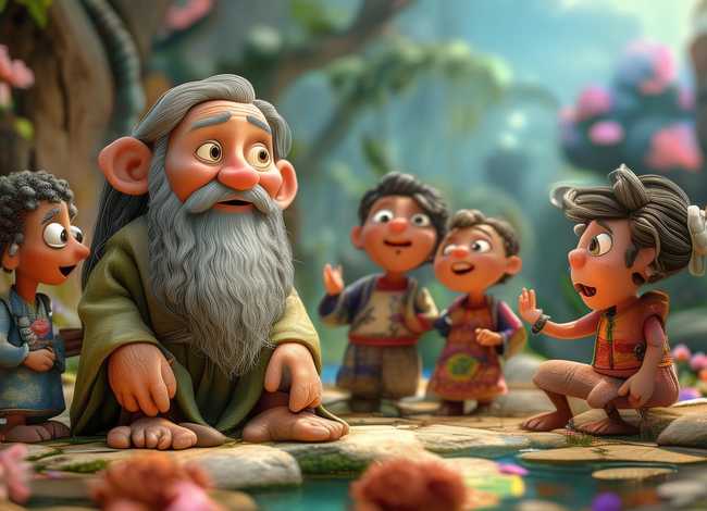 儿童版老子道德经故事，老子道德经儿童动画版