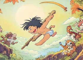 桃太郎绘本故事 桃太郎的故事绘本