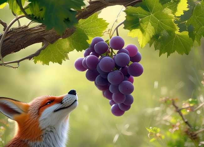 狐狸和葡萄完整故事，狐狸和葡萄完整故事内容