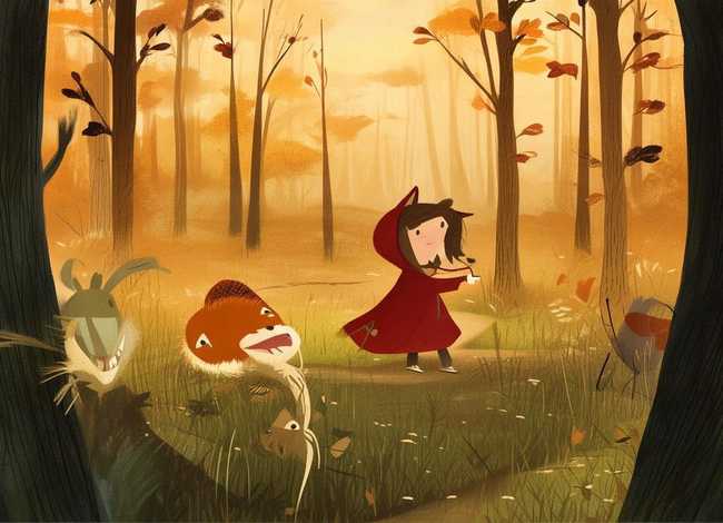 小儿故事小红帽；小儿故事小红帽视频