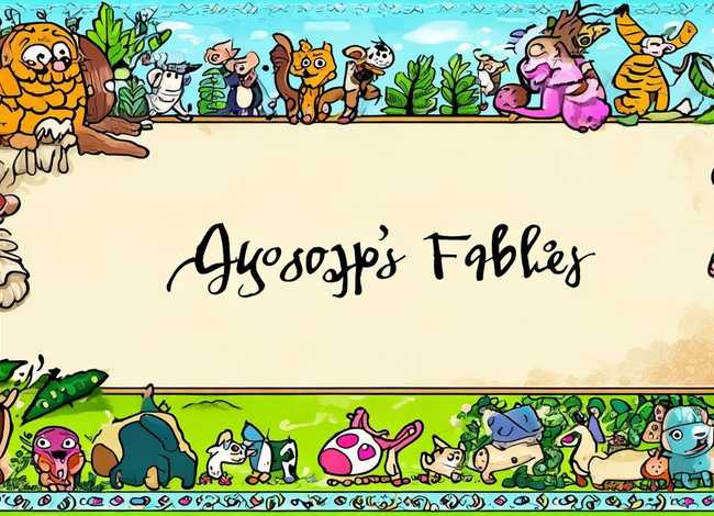 寓言故事手抄报图片；寓言故事手抄报图片模板