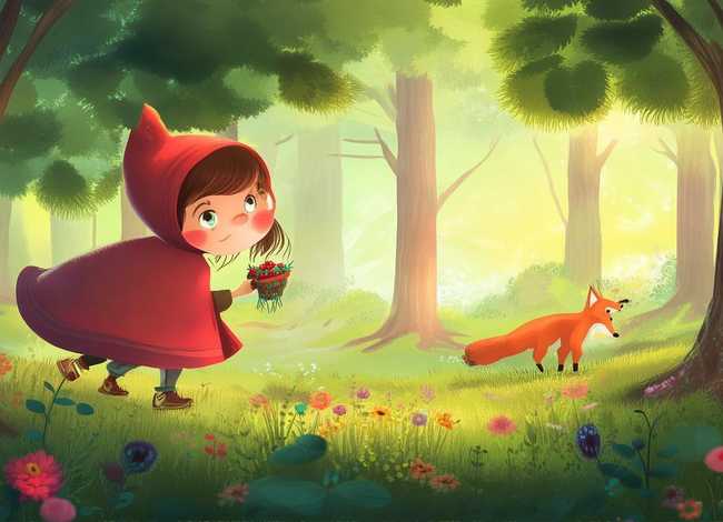 幼儿童话故事小红帽，幼儿故事小红帽的故事