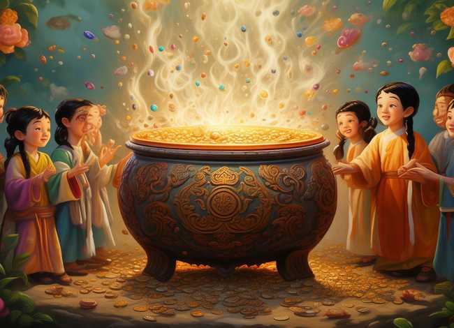 儿童聚宝盆故事的寓意，聚宝盆的故事寓言故事