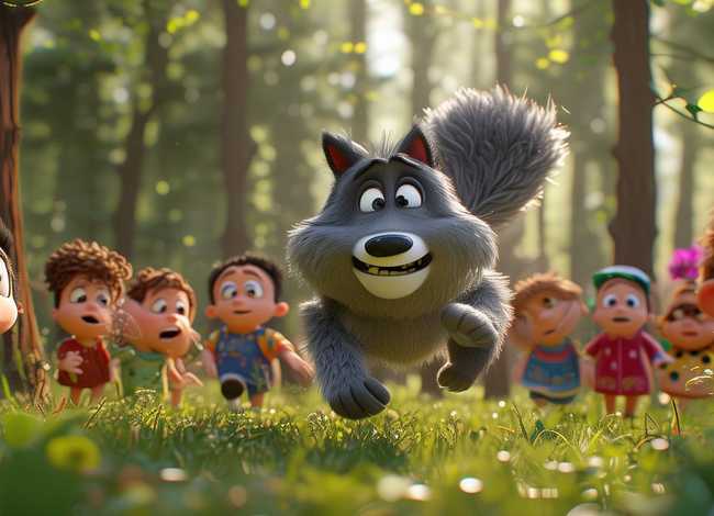 大灰狼儿童视频故事；大灰狼故事的视频