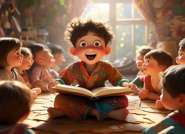 说书儿童故事；儿童版说书人