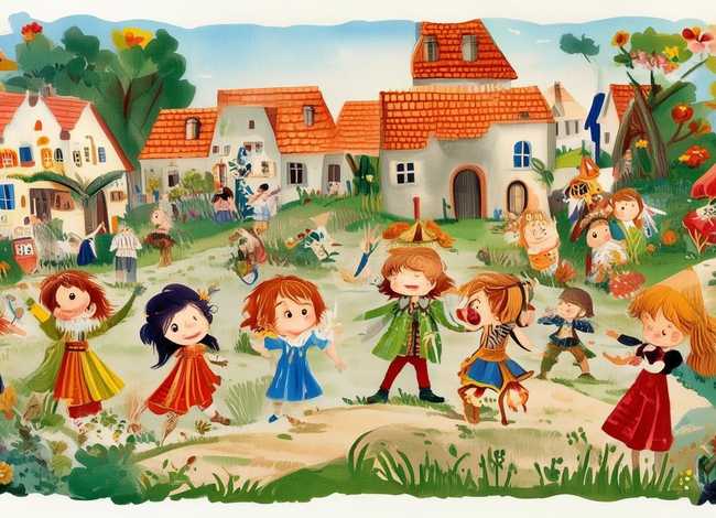 儿童民间故事连环画4张 - 4个简单幼儿民间故事连环画