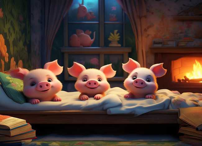儿童睡前童话故事三只小猪音频（三只小猪的故事 睡前故事音频）