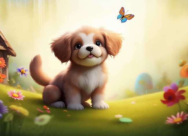 小狗的故事幼儿故事文字（小狗的故事幼儿故事文字图片）