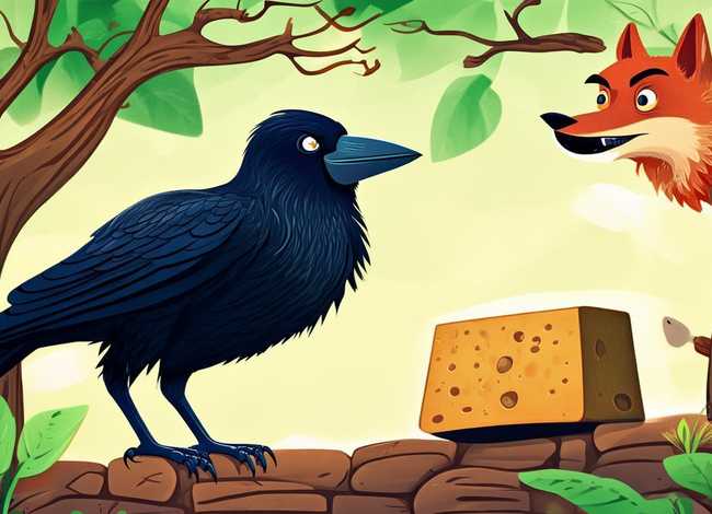 乌鸦和狐狸儿童故事书3-6岁 少儿故事乌鸦和狐狸