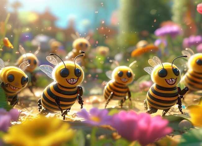 儿童动画蜜蜂故事（蜜蜂的幼儿故事）