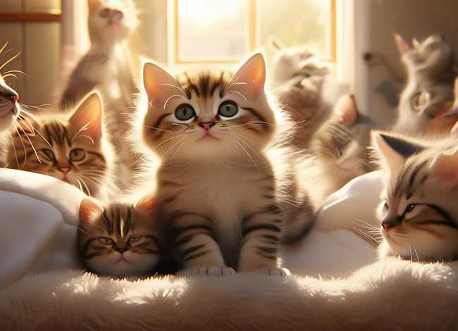 小猫交朋友的睡前故事 小猫交朋友的睡前故事图片