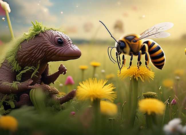 蚯蚓和蜜蜂的故事；蚯蚓和蜜蜂的故事主要内容