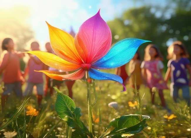 儿童故事七色花的故事 七色花简单的故事
