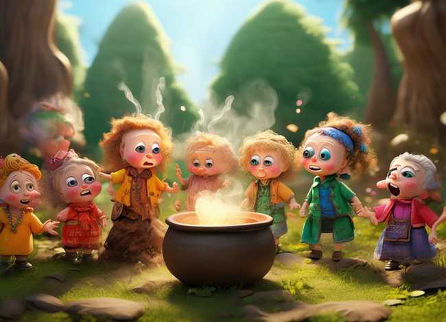 搞笑儿童故事七个小矮人；幼儿故事七个小矮人