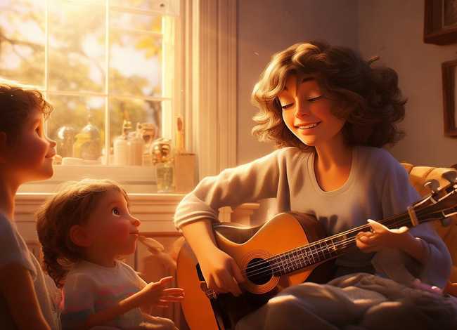 妈妈讲故事简谱；妈妈讲故事简谱图片