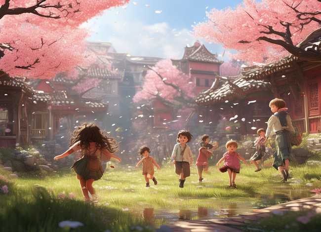 儿童文学桃花源的故事 桃花源的故事全文阅读