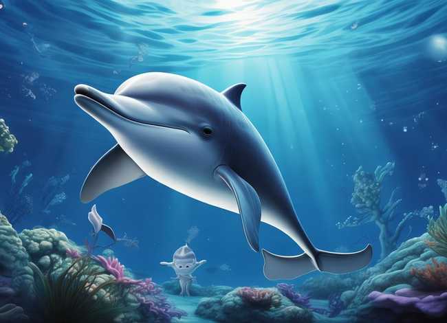 海豚的睡前故事文字；海豚的睡前故事文字版
