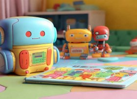 机器人的儿童故事玩具、机器人的幼儿故事