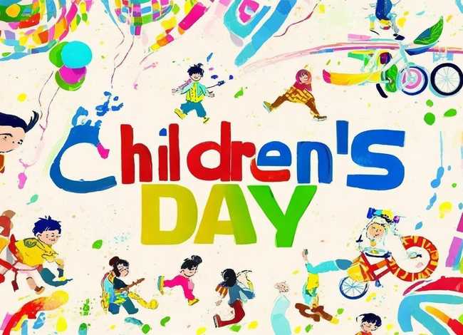 六一儿童节的英文手报抄报 - 六一儿童节的英文手报抄报图片