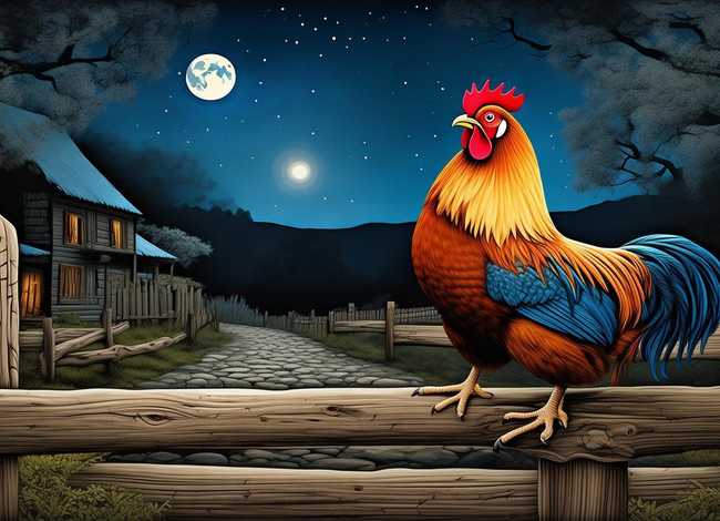 半夜鸡叫小故事；半夜鸡叫小故事图片