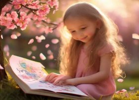 桃花故事绘本（桃花故事绘本内容）