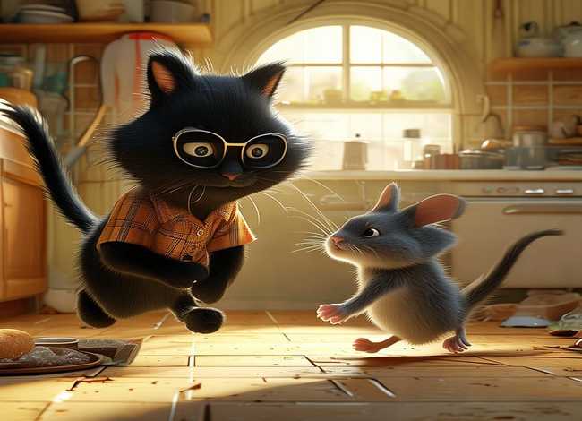 猫和老鼠儿童故事编写600字 - 猫和老鼠的故事作文600字