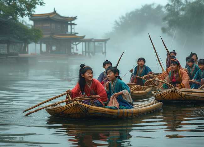 草船借箭儿童故事；草船借箭的幼儿故事