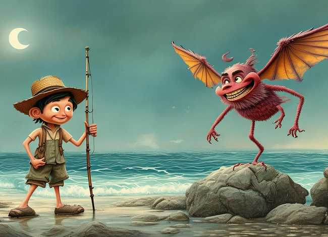 儿童故事渔夫和魔鬼（渔夫和魔鬼的故事 寓言故事）