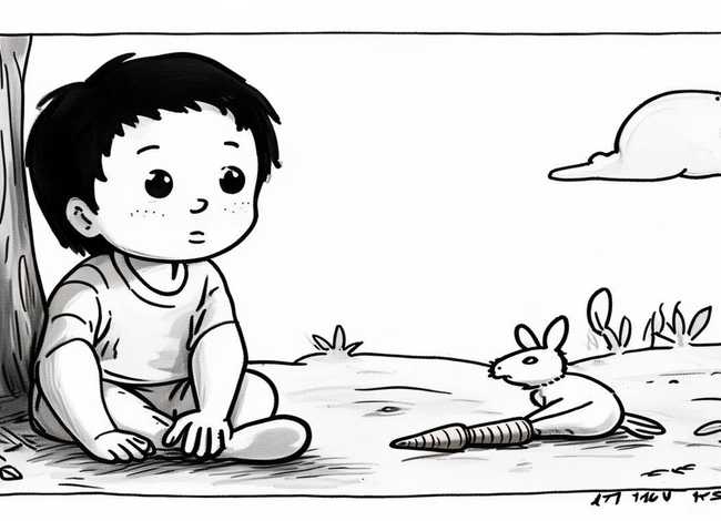 守株待兔儿童的故事50字；守株待兔的故事50字以下