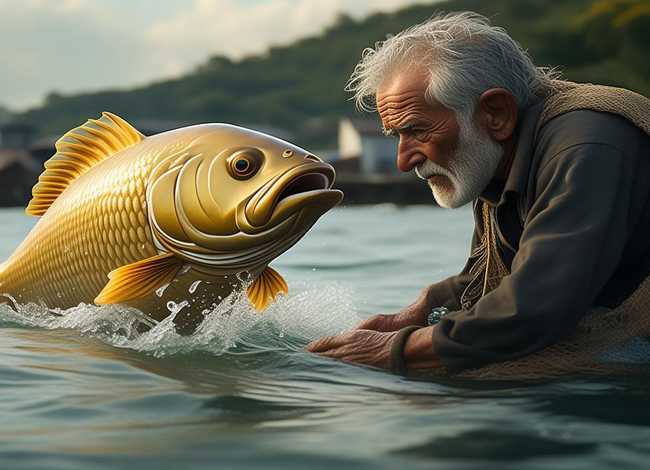 渔夫和金鱼的的故事,渔夫和金鱼的故事结局 渔夫和金鱼的的故事,渔夫和金鱼的故事结局