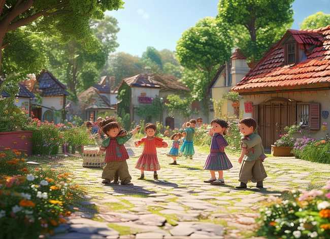 儿童绘本故事推荐村庄里的新生活，村里的新居民绘本内容简介