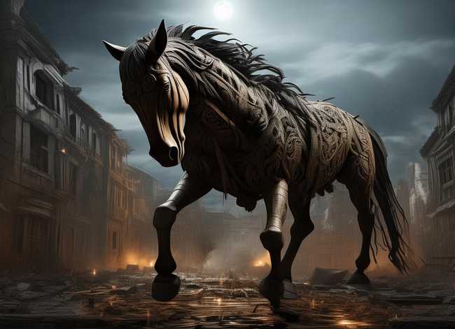 特洛伊木马 故事；特洛伊木马故事简述50个字