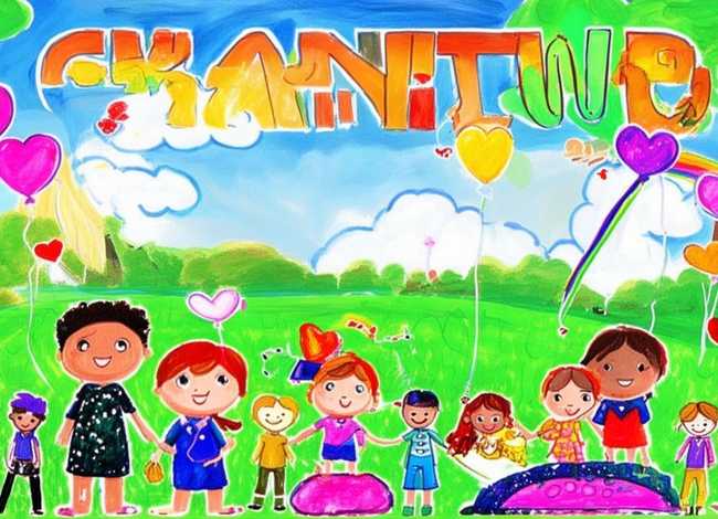 感恩主题绘画儿童作品 - 感恩主题绘画儿童作品图片